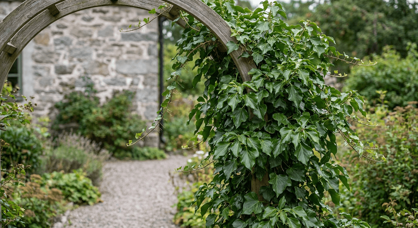 Murgröna 'Hibernica' – snabbväxande vintergrön klättrare