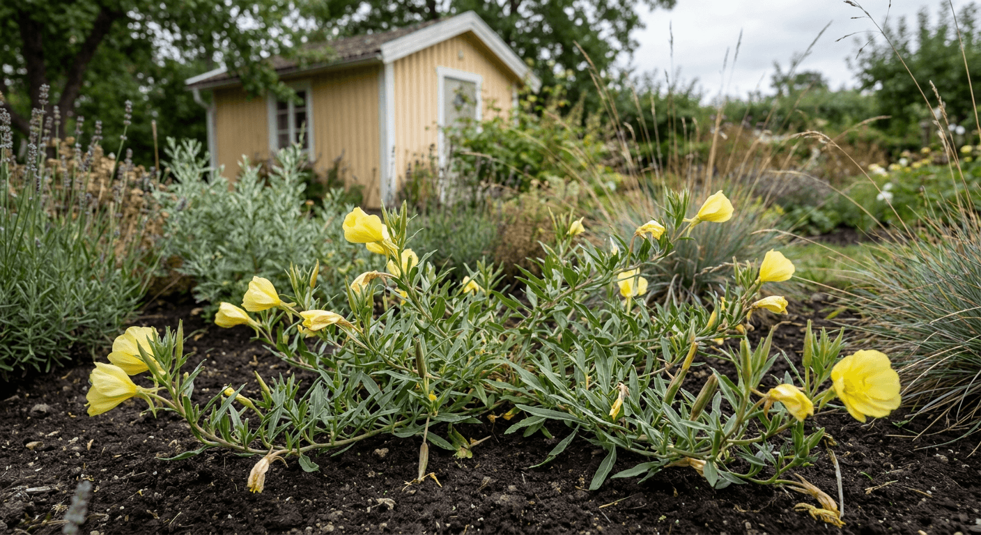 Storblommigt nattljus – kvällsblommande perenn