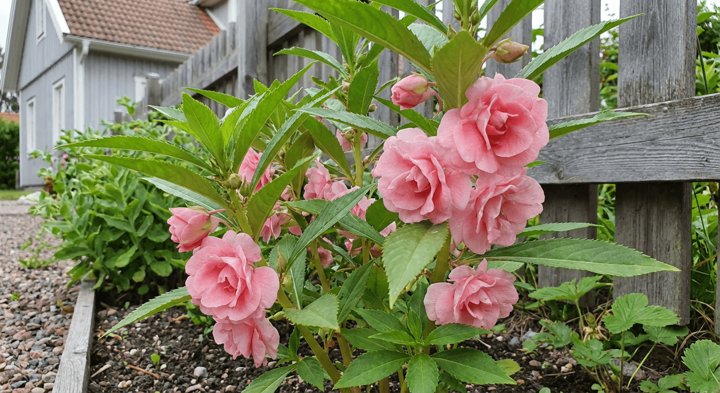 Balsamin – ettårig sommarblomma för sol och halvskugga