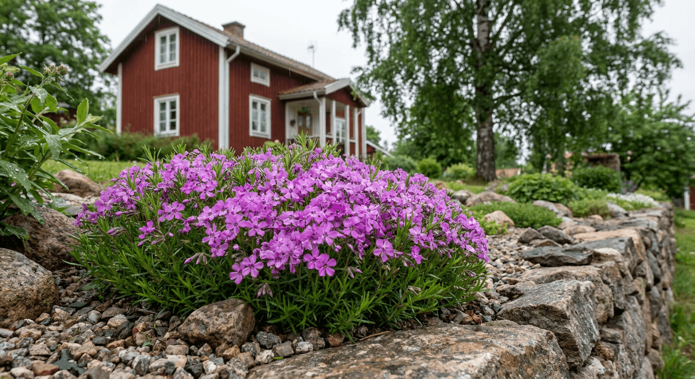 Kuddflox – täta blomkuddar för stenparti