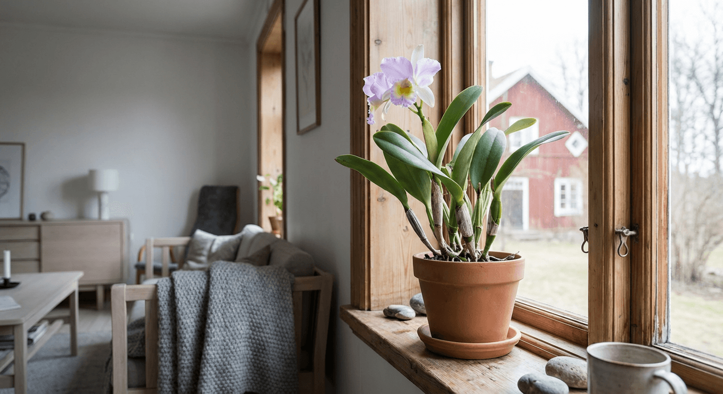 Cattleya-orkidé – odla denna tropiska krukväxt