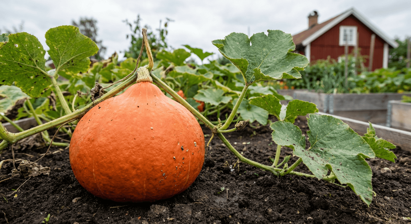 Hokkaido-pumpa – ettårig matväxt för svensk trädgård