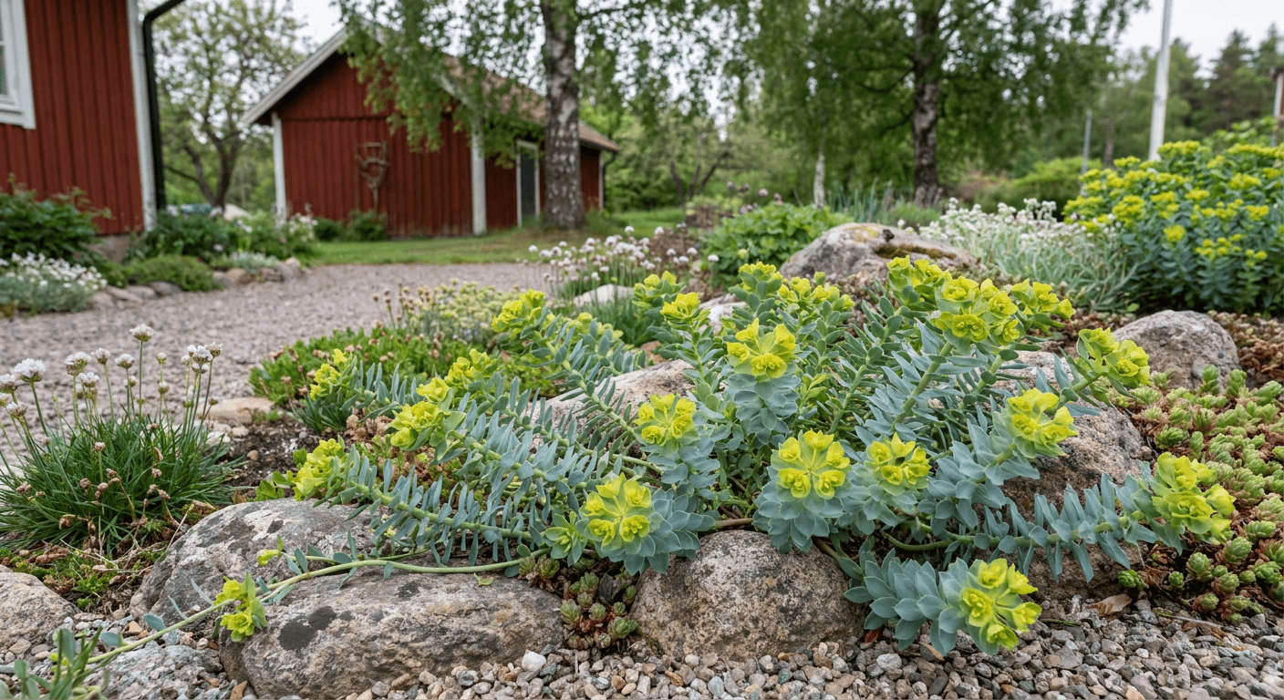 Myrtentörel – torktålig perenn med silvergröna blad