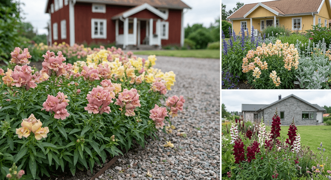 Lejongap 'Madame Butterfly' – dubbla blommor för snitt