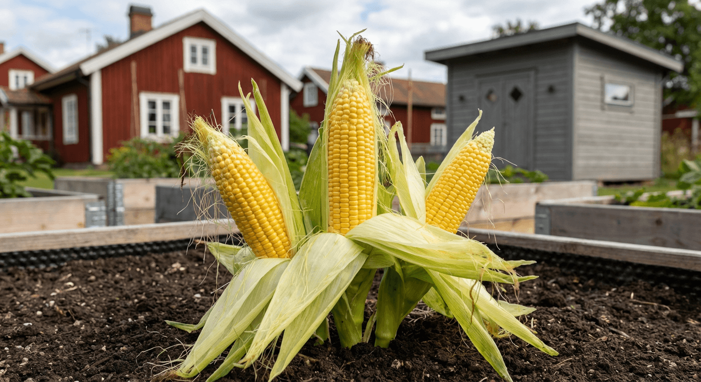 Sockermajs – odla söta kolvar i Sverige
