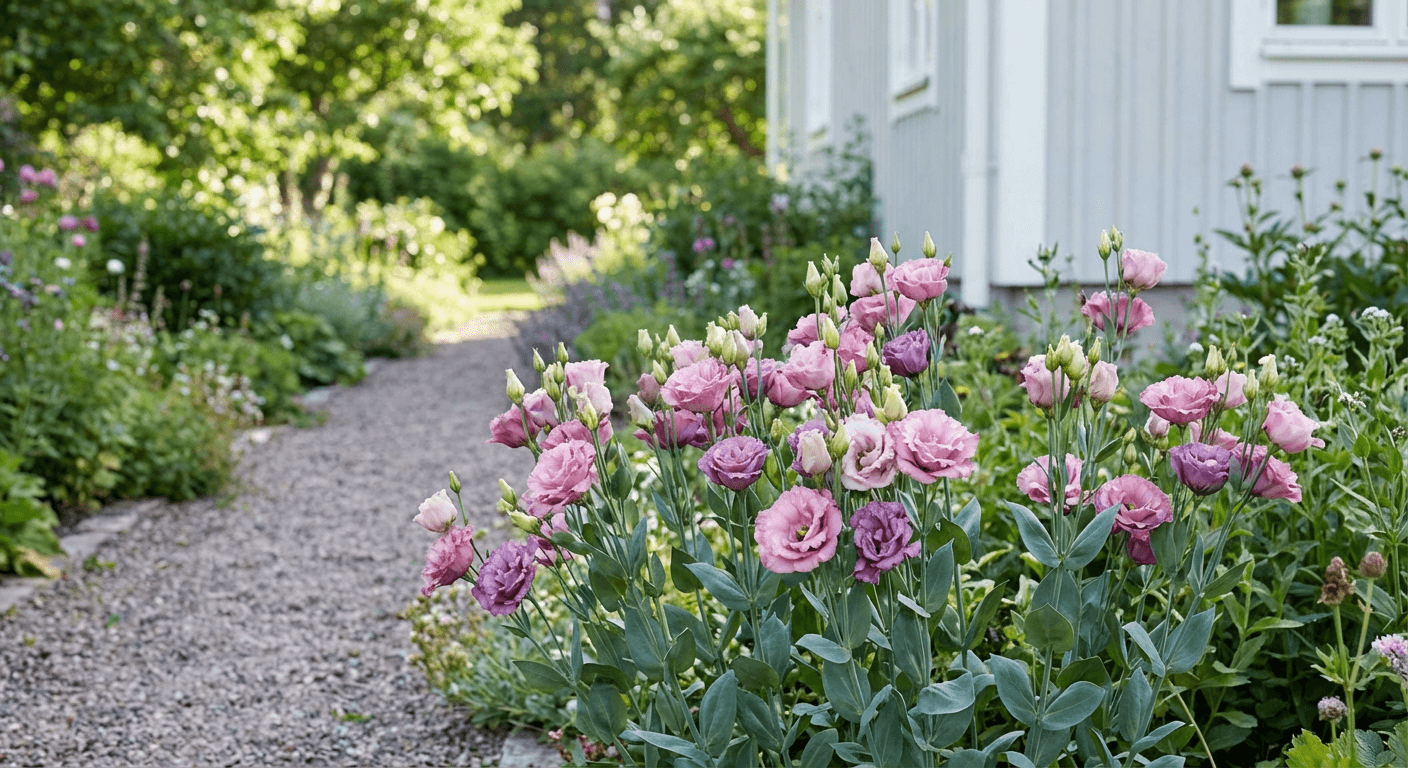 Prairiklöver – eleganta trattblommor för kruka