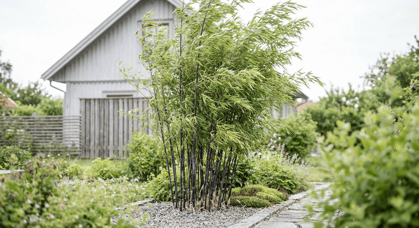 Svartbambu – odla med svarta stammar i Sverige