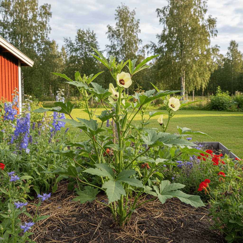 Okra – odla och skörda i Sverige