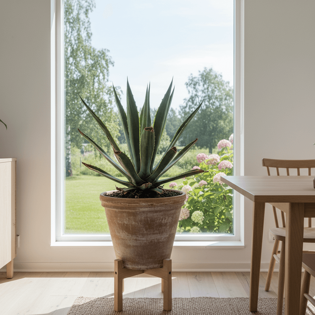 Agave americana – krukväxt för soliga platser