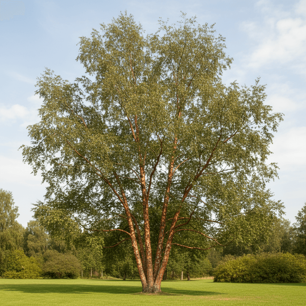 Svartbjörk – elegant träd med vacker bark