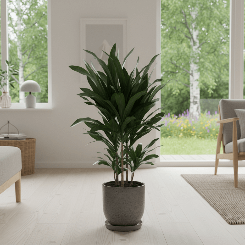Dracena 'Janet Craig' – luftrenande krukväxt