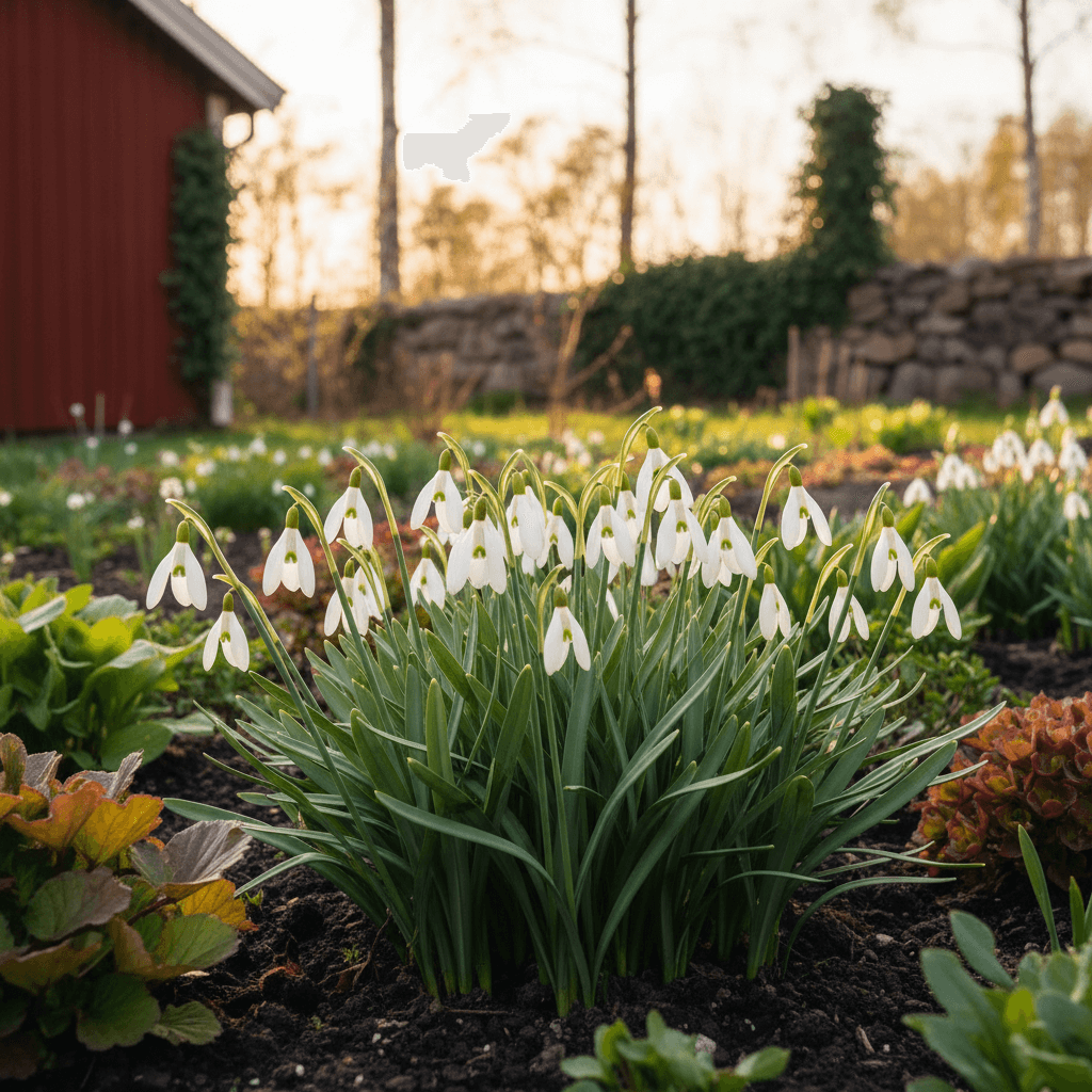 Snödroppe – vårens första blomma