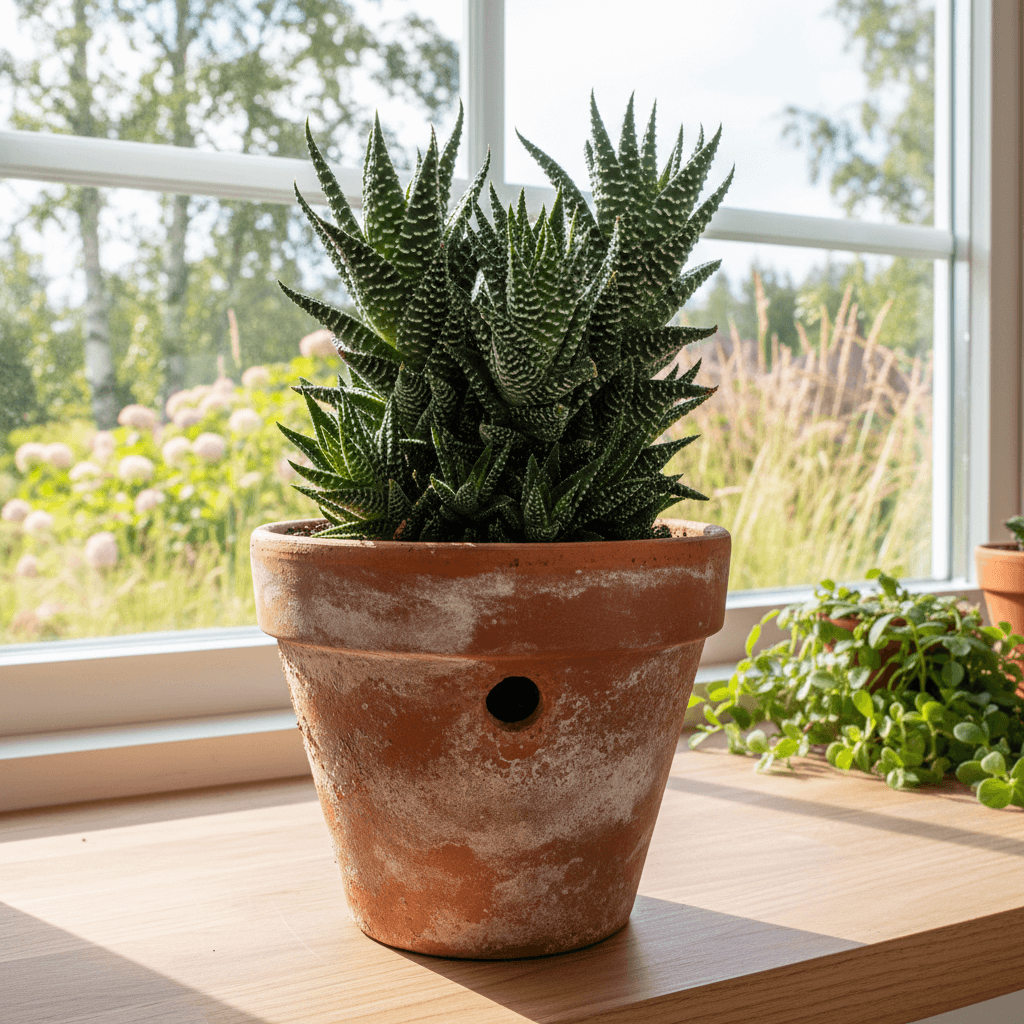 Haworthia reinwardtii – kruksuckulent för ljusa fönster
