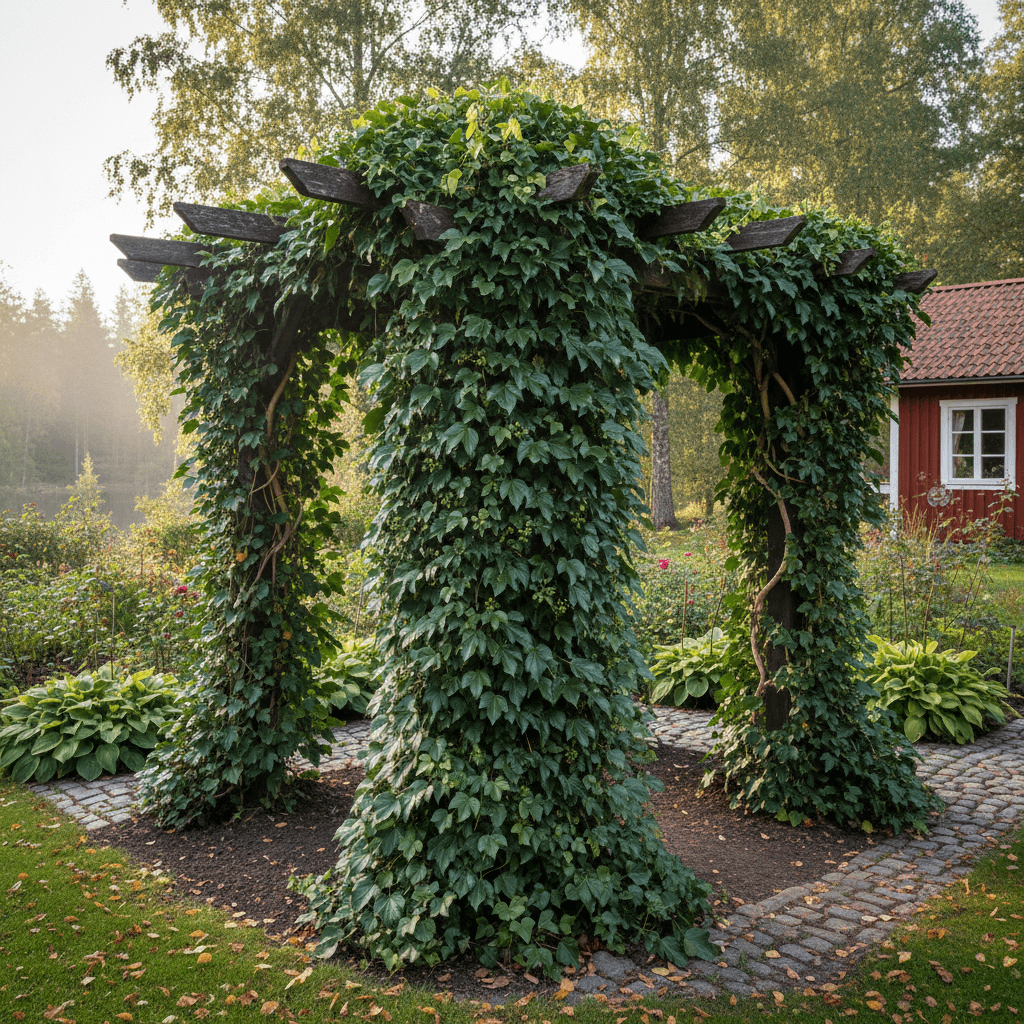 Murgröna – vintergrön klätterväxt för skugga