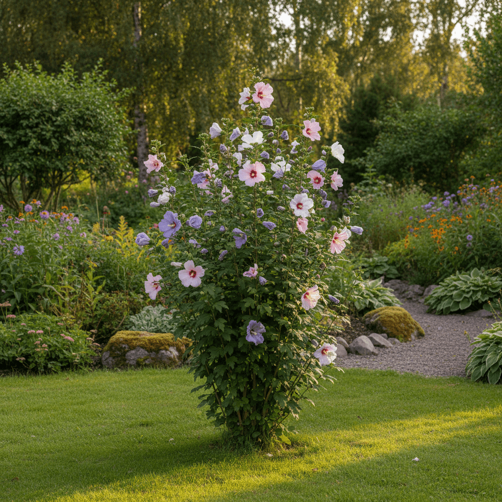 Frilandshibiskus – blommar från augusti
