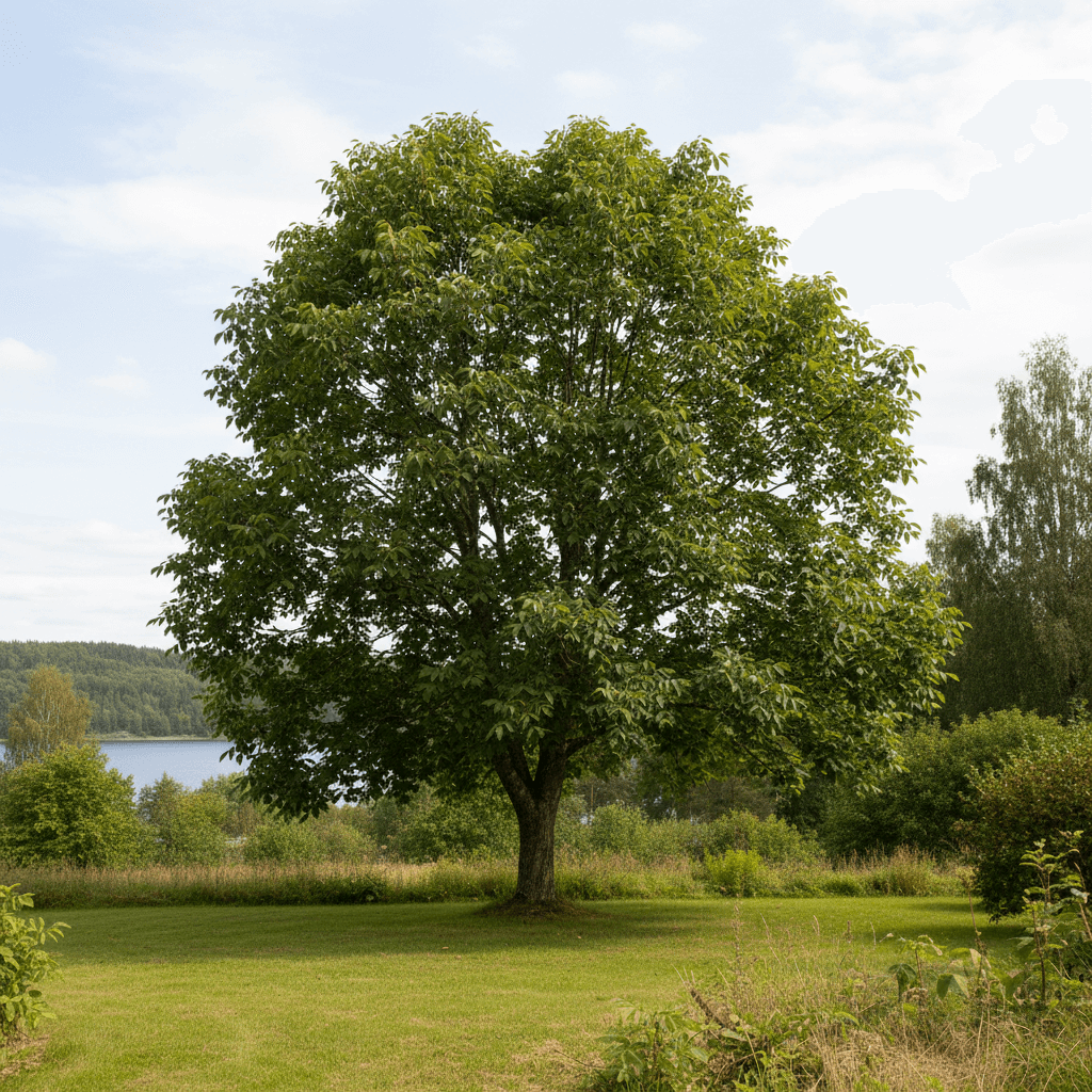 Manchurisk valnöt – ståtligt prydnadsträd