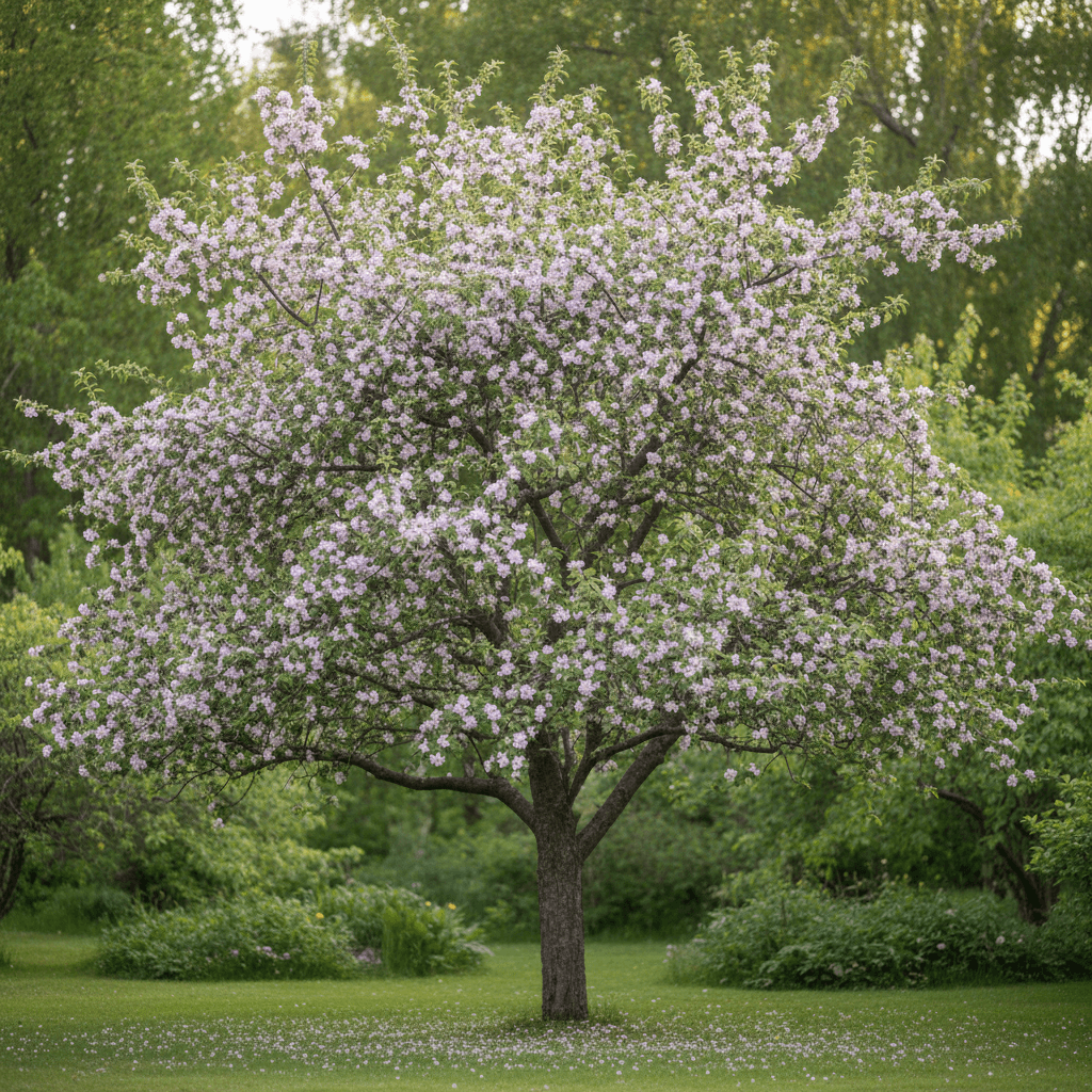 Girlandapel – rosa blomster och fåglarnas höstfest