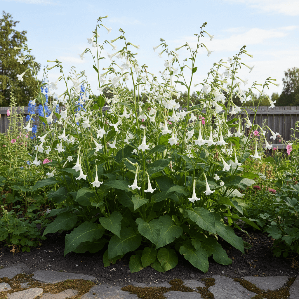 Tobaksblomma – kvällsdoftande sommarblomma