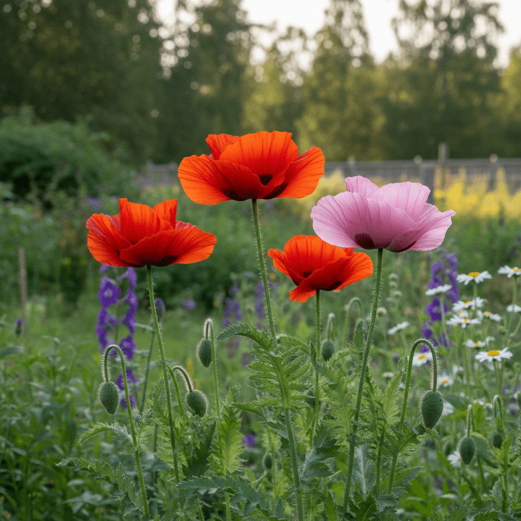 Jättevallmo – sommarblommare för solig rabatt