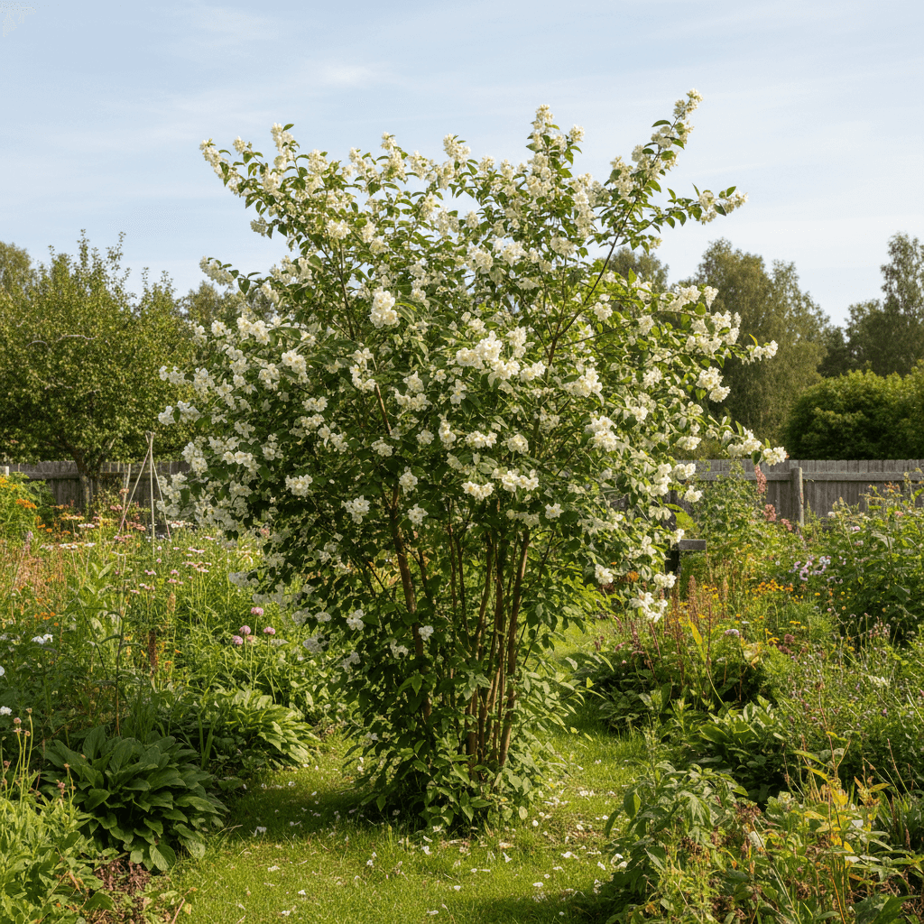Lemoines schersmin – vita doftande blommor