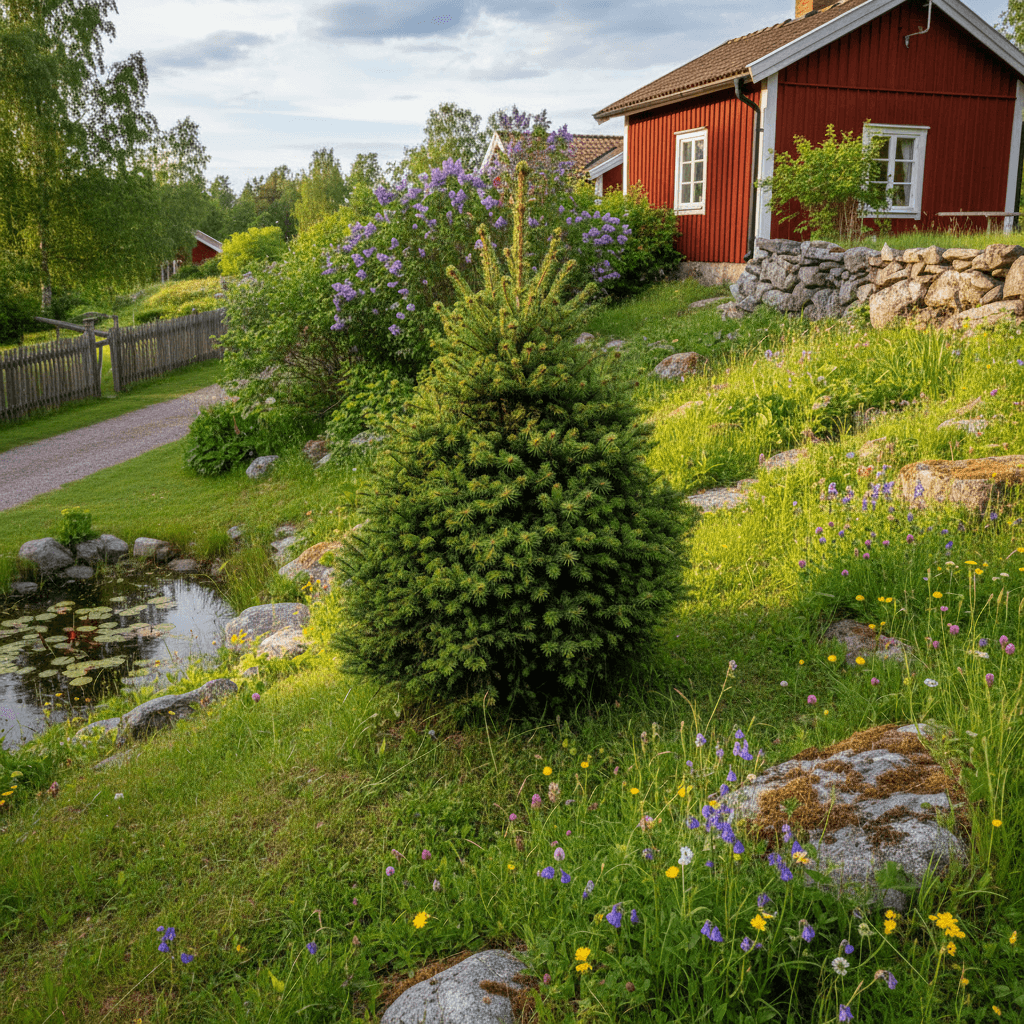 Picea abies 'Little Gem' – dvärggran för krukor