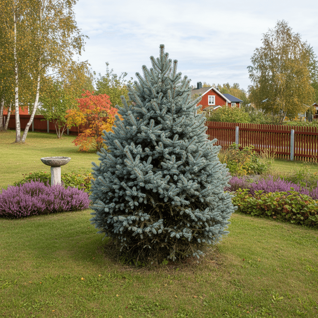 Serbgran 'Nana' – långsamt växande dvärgbarrväxt