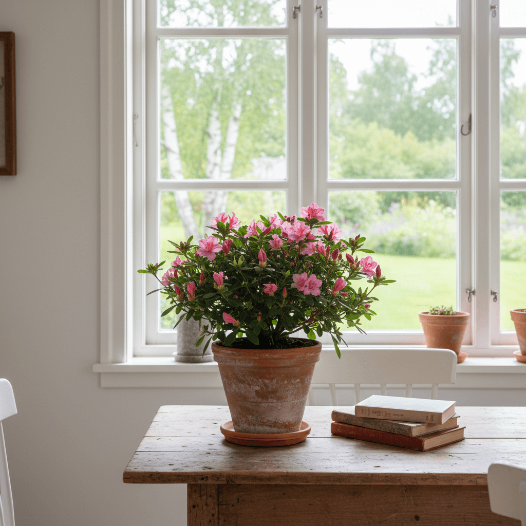 Rumsazalea – blommar oktober till april