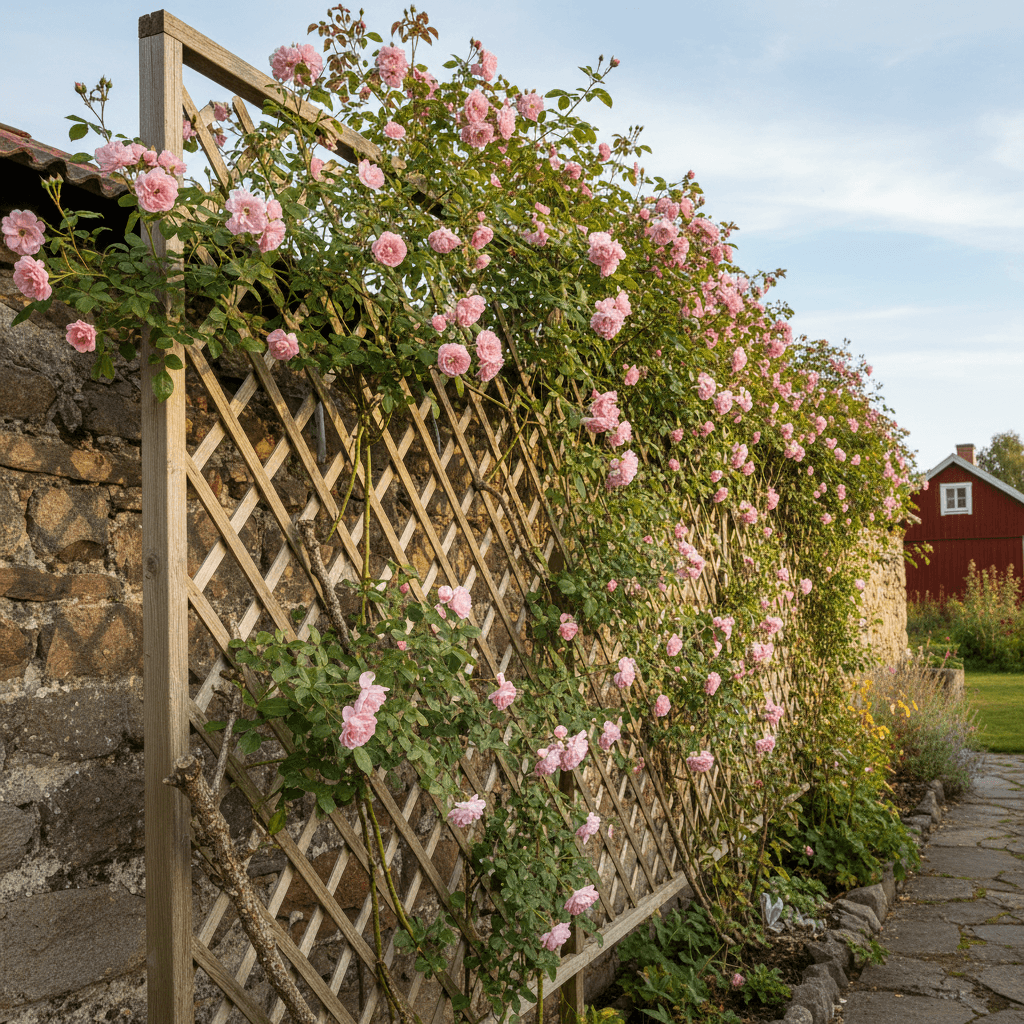 Klätterros 'New Dawn' – blommar juni till oktober