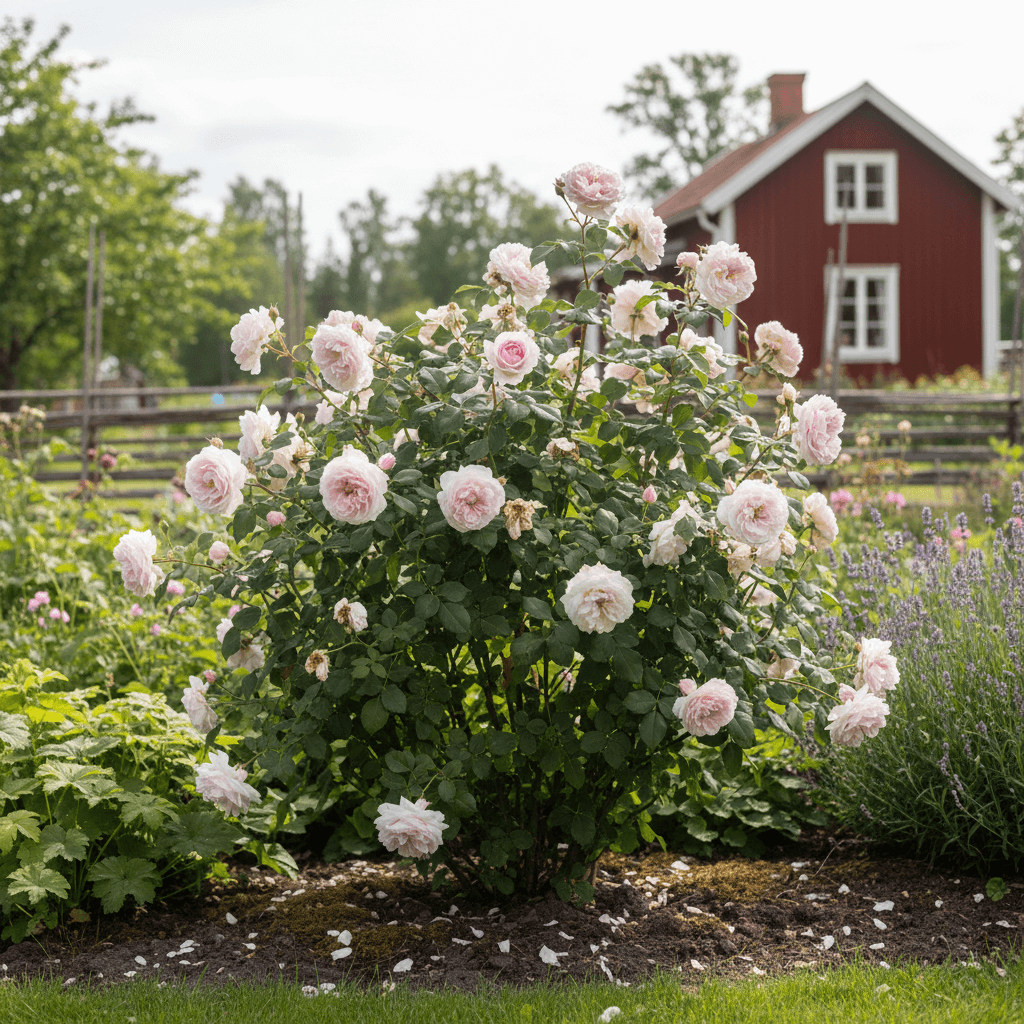 Jungfruros – gammaldags ros med doft