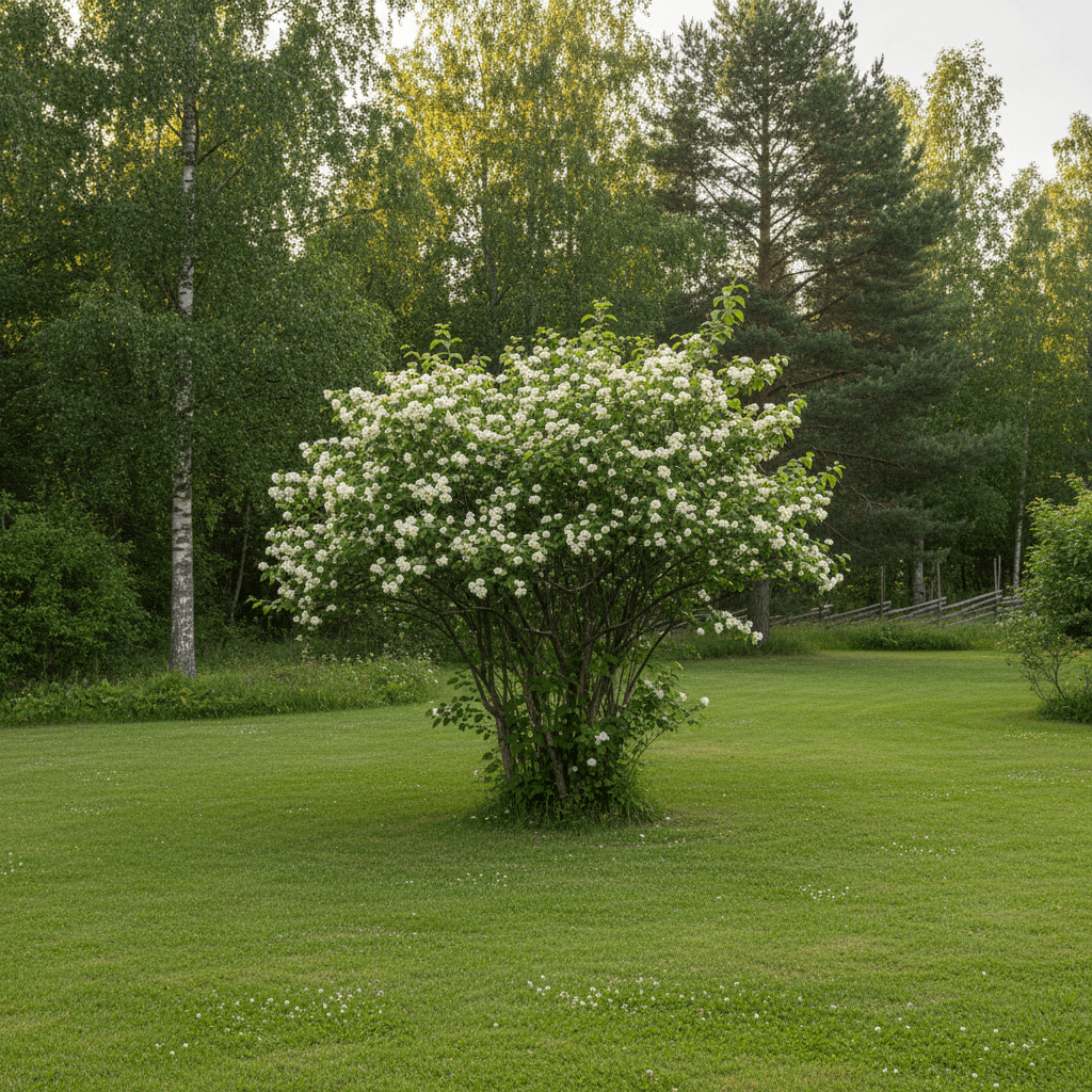 Ullungrönn 'Dodong' – höstfärger och röda bär