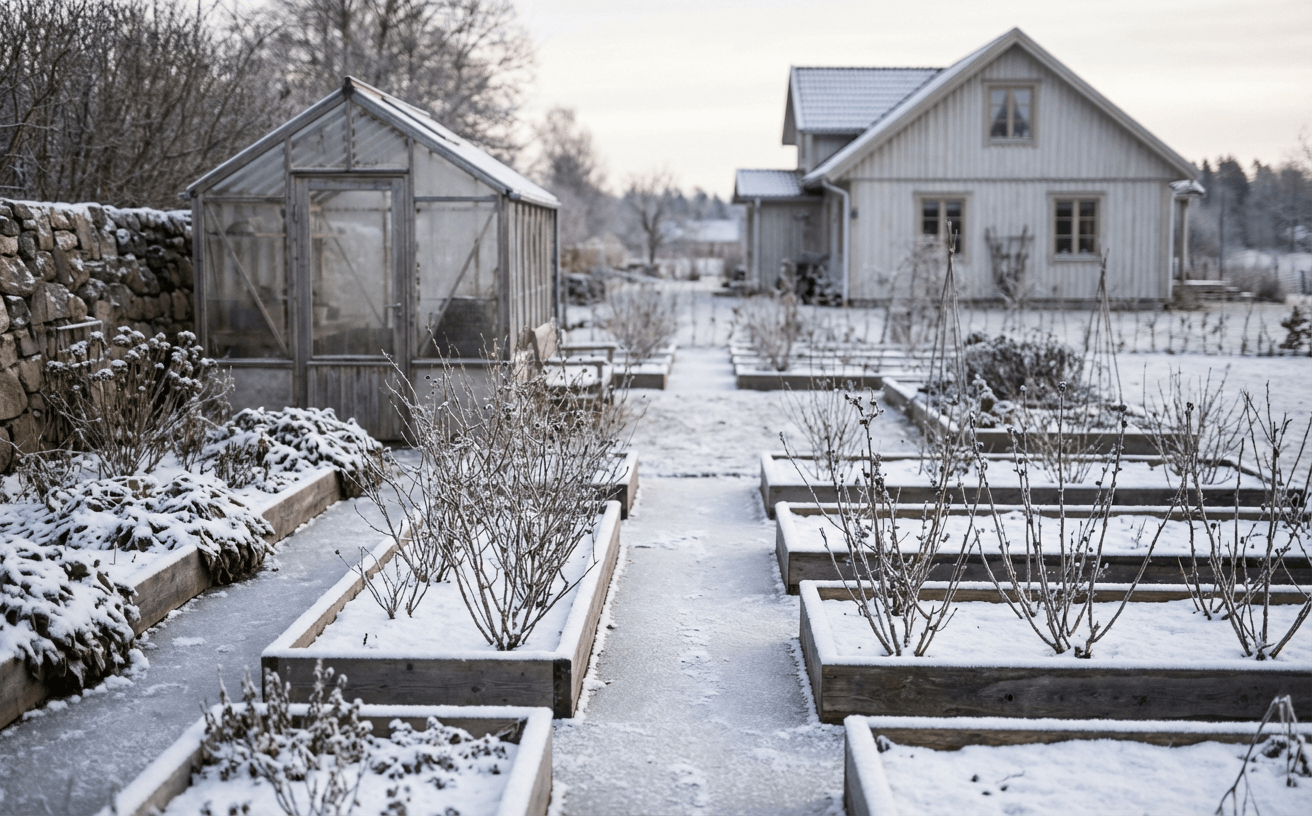 Februari i trädgården