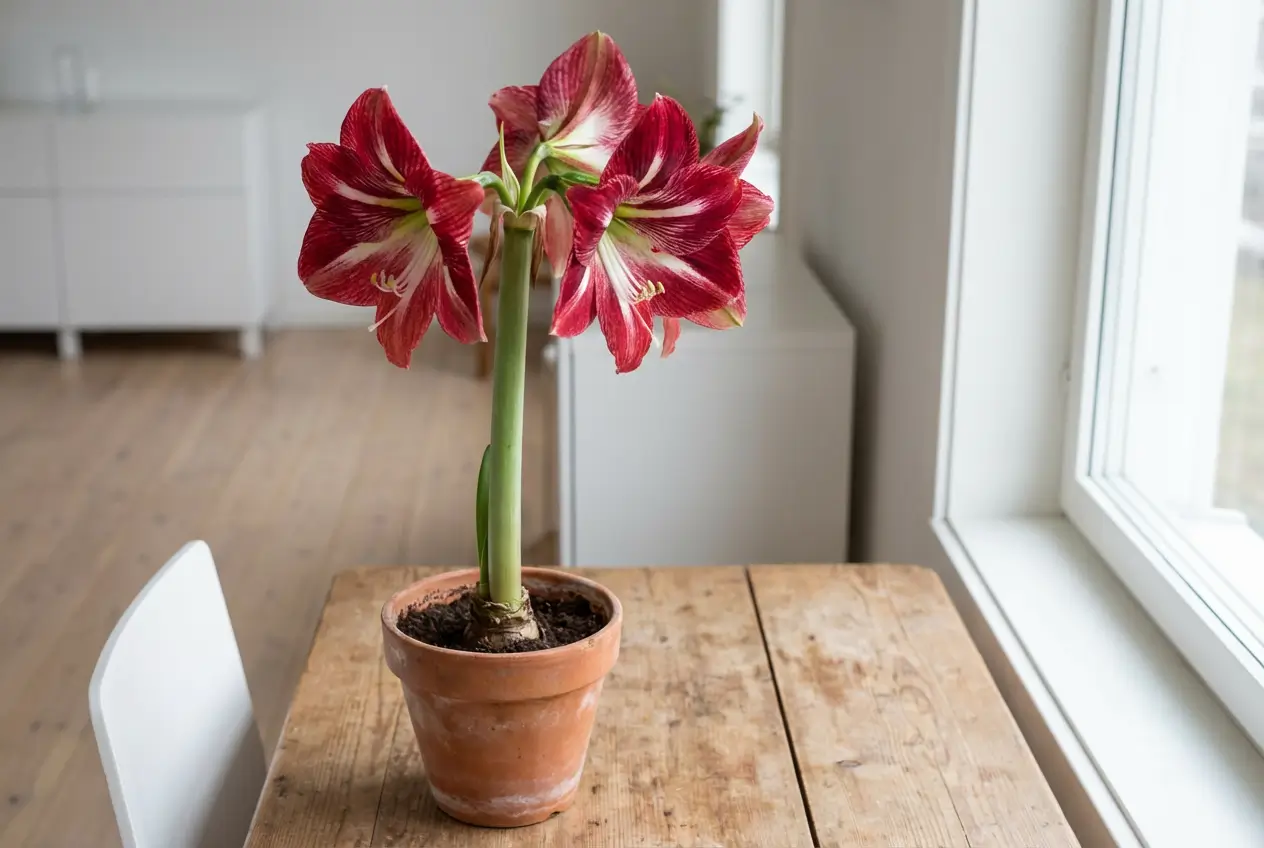 Amaryllis – julblomman som blommar om
